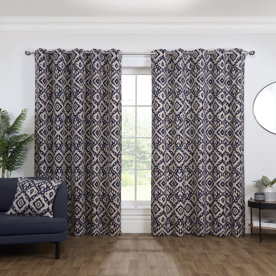 Patterned Ready Made Curtains