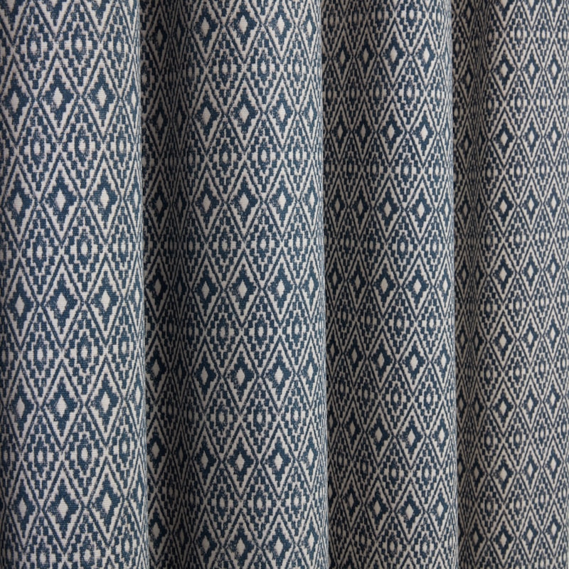Aztec Navy Polyester Filled Cushion Cover 18" Sq Aztec Navy Polyester Filled Cushion Cover 18" Sq