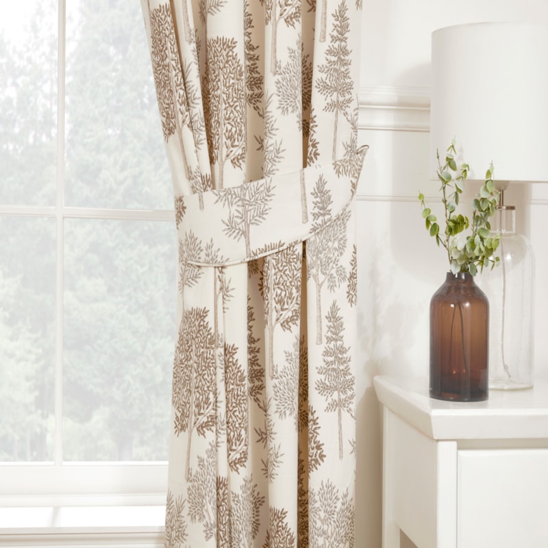Coppice Natural Pencil Pleat Ready Made Curtains Coppice Natural Pencil Pleat Ready Made Curtains