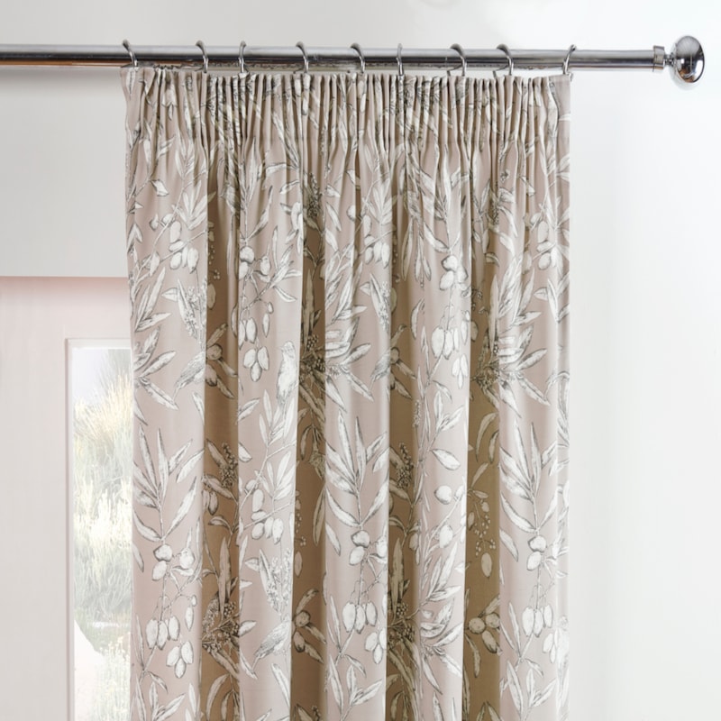 Aviary Parchment Pencil Pleat Ready Made Curtains Aviary Parchment Pencil Pleat Ready Made Curtains