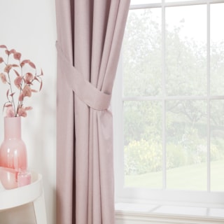 Eclipse Blush Pencil Pleat Ready Made Curtain Eclipse Blush Pencil Pleat Ready Made Curtain