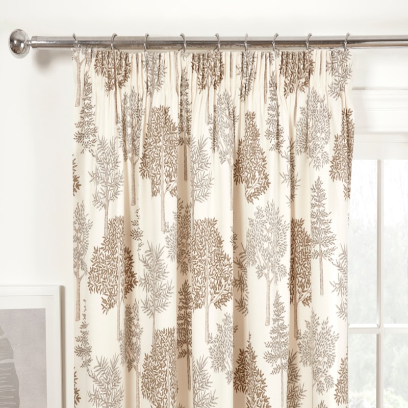 Coppice Natural Pencil Pleat Ready Made Curtains Coppice Natural Pencil Pleat Ready Made Curtains