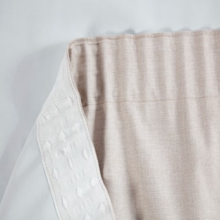 Eclipse Natural  Pencil Pleat Ready Made Curtain Eclipse Natural  Pencil Pleat Ready Made Curtain