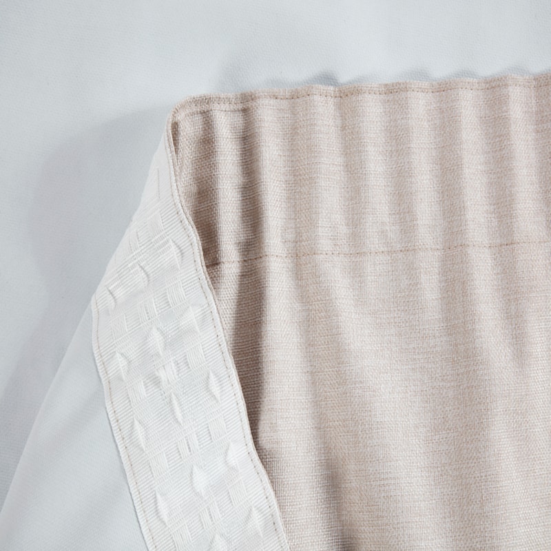 Eclipse Natural  Pencil Pleat Ready Made Curtain Eclipse Natural  Pencil Pleat Ready Made Curtain