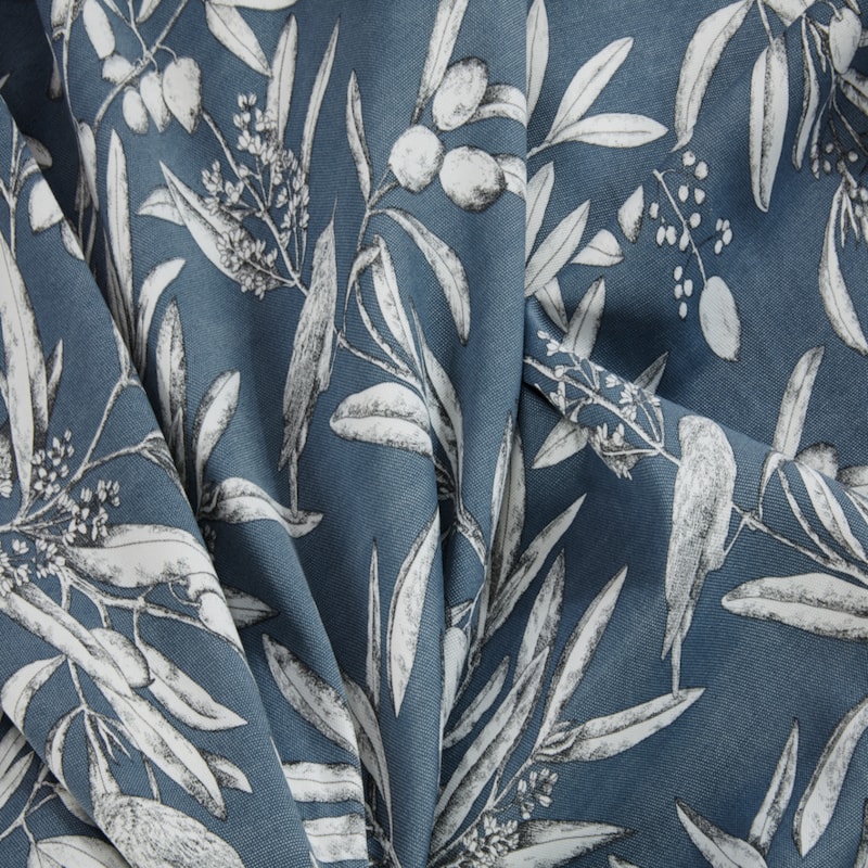 Aviary Bluebell Polyester Filled Cushion 18" Sq Aviary Bluebell Polyester Filled Cushion 18" Sq