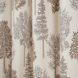 Coppice Natural Pencil Pleat Ready Made Curtains