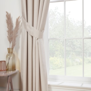 Eclipse Natural  Pencil Pleat Ready Made Curtain Eclipse Natural  Pencil Pleat Ready Made Curtain
