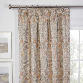 Kyoto Natural Ready Made Pencil Pleat Curtain Kyoto Natural Ready Made Pencil Pleat Curtain