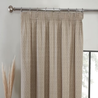 Aztec Linen Pencil Pleat Ready Made Curtains Aztec Linen Pencil Pleat Ready Made Curtains