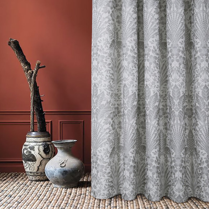 Keswick Natural Ready Made Pencil Pleat Curtain Keswick Natural Ready Made Pencil Pleat Curtain