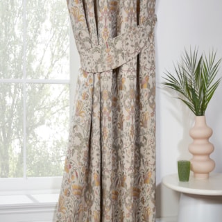 Kyoto Natural Ready Made Pencil Pleat Curtain Kyoto Natural Ready Made Pencil Pleat Curtain