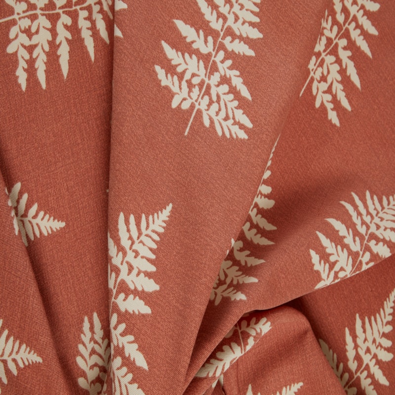 Esher Terracotta Ready Made Eyelet Curtain Esher Terracotta Ready Made Eyelet Curtain