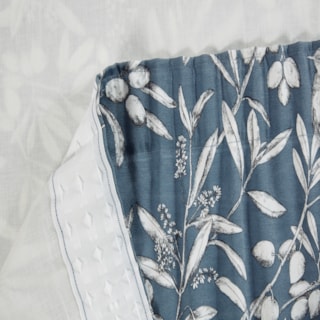 Aviary Bluebell Pencil Pleat Ready Made Curtains Aviary Bluebell Pencil Pleat Ready Made Curtains