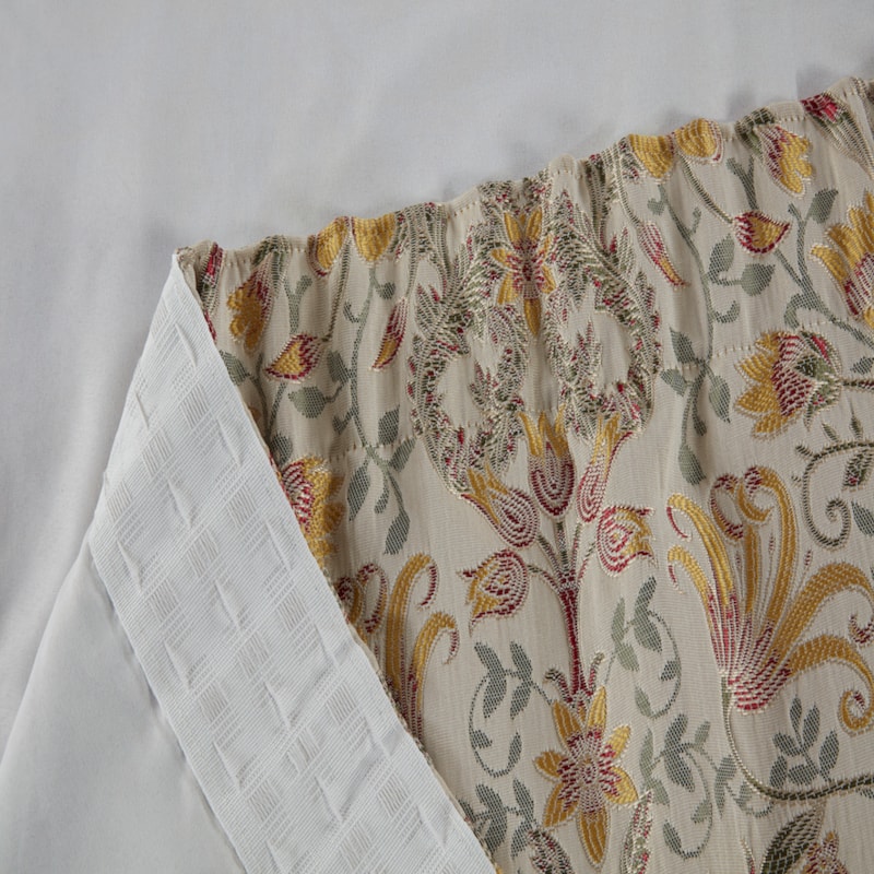 Kyoto Natural Ready Made Pencil Pleat Curtain Kyoto Natural Ready Made Pencil Pleat Curtain