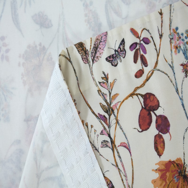 Grove Multi Ready Made Pencil Pleat Curtain Grove Multi Ready Made Pencil Pleat Curtain