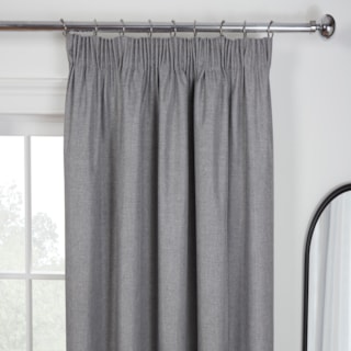 Eclipse Pewter Pencil Pleated Ready Made Curtains Eclipse Pewter Pencil Pleated Ready Made Curtains