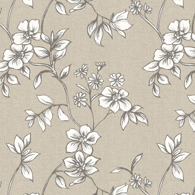 Made 2 Measure Curtain - Flores Biscuit Made 2 Measure Curtain - Flores Biscuit