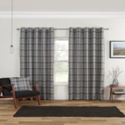 Carnoustie Grey Eyelet Ready Made Curtains Carnoustie Grey Eyelet Ready Made Curtains