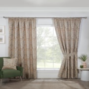 Kyoto Natural Ready Made Pencil Pleat Curtain Kyoto Natural Ready Made Pencil Pleat Curtain