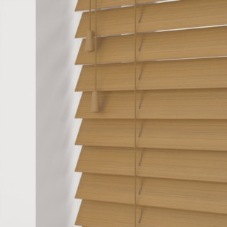 50mm Fauxwood Venetian Blinds - Desert Oak