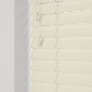 50mm Wood Venetian - Gloss Creme 50mm Wood Venetian - Gloss Creme