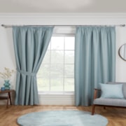 Eclipse Duck Egg Pencil Pleat Ready Made Curtains Eclipse Duck Egg Pencil Pleat Ready Made Curtains