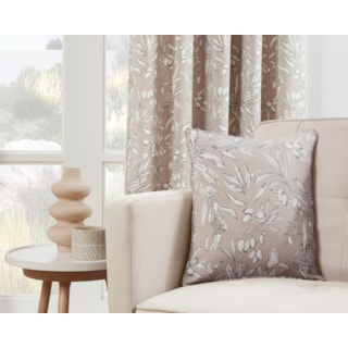 Aviary Parchment Polyester Filled Cushion 18" Sq Aviary Parchment Polyester Filled Cushion 18" Sq