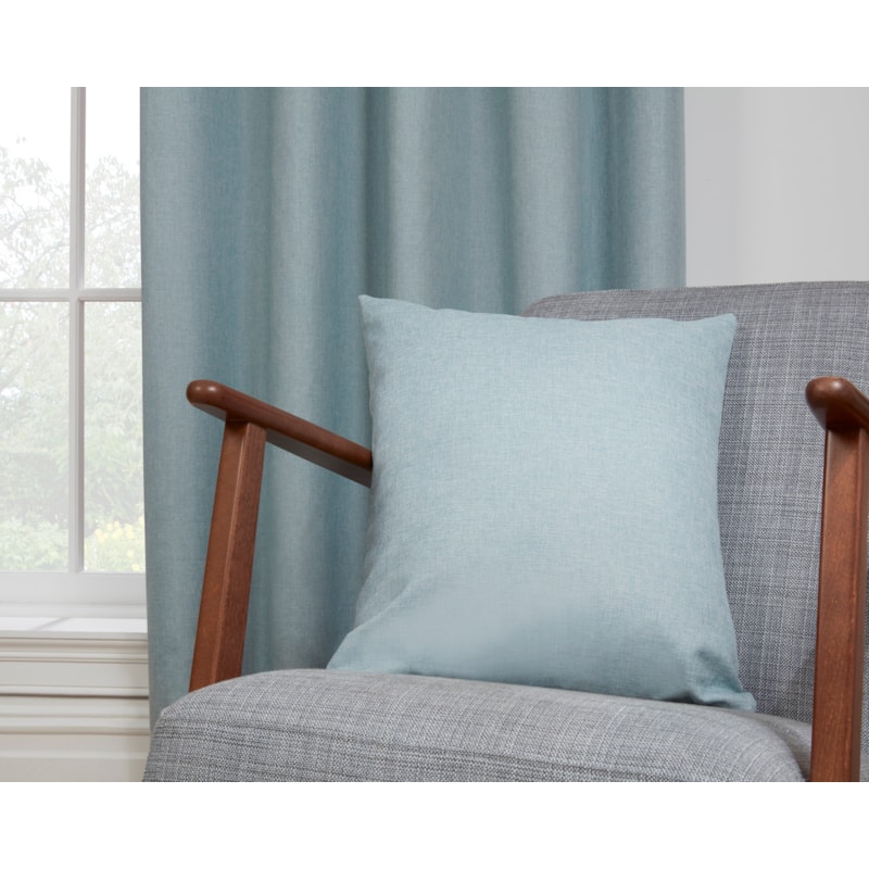 Eclipes Duck Egg Polyester Filled Cushion 18" Sq Eclipes Duck Egg Polyester Filled Cushion 18" Sq