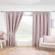 Eclipse Blush Pencil Pleat Ready Made Curtain Eclipse Blush Pencil Pleat Ready Made Curtain