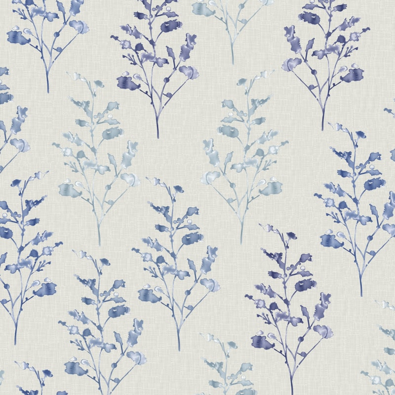 Design Dimout Roller Blind - Botany Azure Design Dimout Roller Blind - Botany Azure