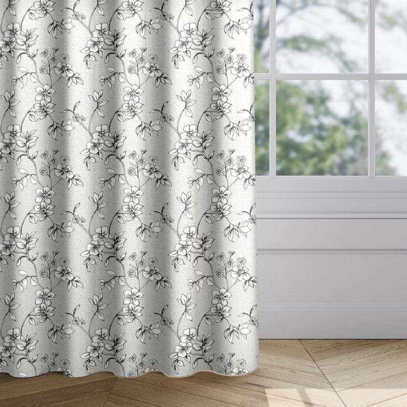 Made 2 Measure Curtain - Flores Shadow Made 2 Measure Curtain - Flores Shadow