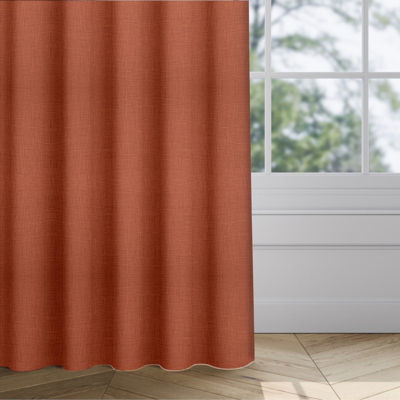 Made 2 Measure Curtain - Lorenzo Terracotta Made 2 Measure Curtain - Lorenzo Terracotta