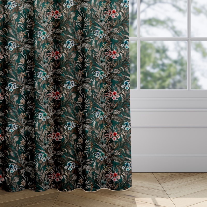Made 2 Measure Curtain - Verdant Teal Made 2 Measure Curtain - Verdant Teal