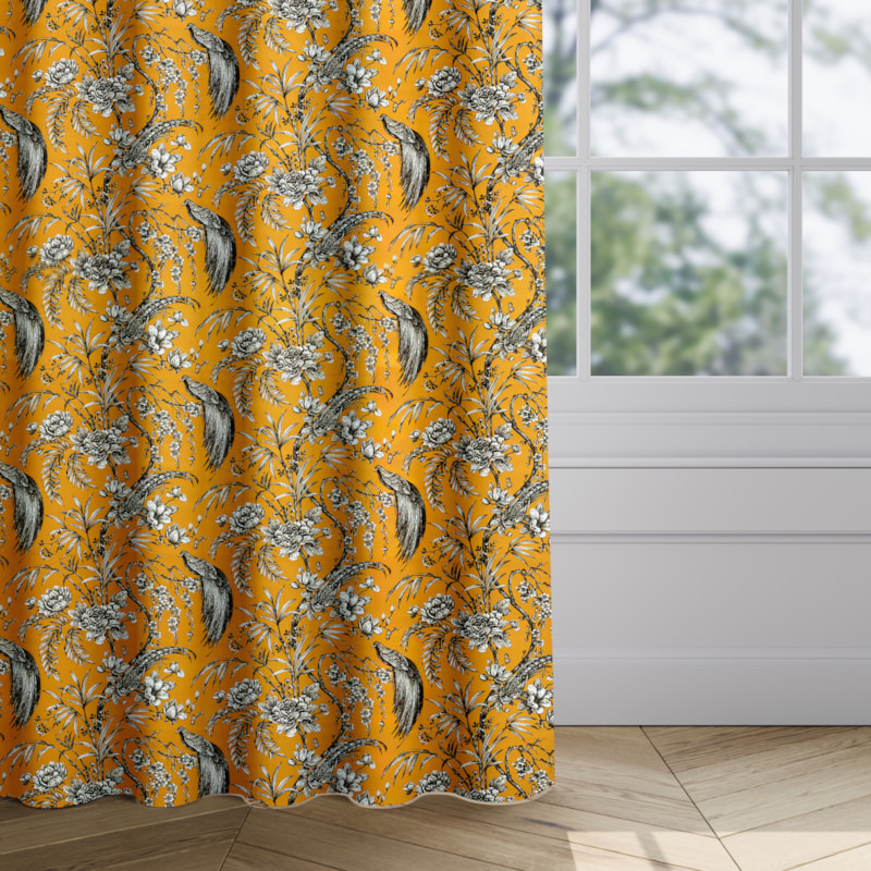 Made 2 Measure Curtain - Vibenna Zest Made 2 Measure Curtain - Vibenna Zest
