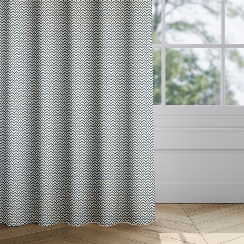 Made 2 Measure Curtain - Vista Indigo Made 2 Measure Curtain - Vista Indigo